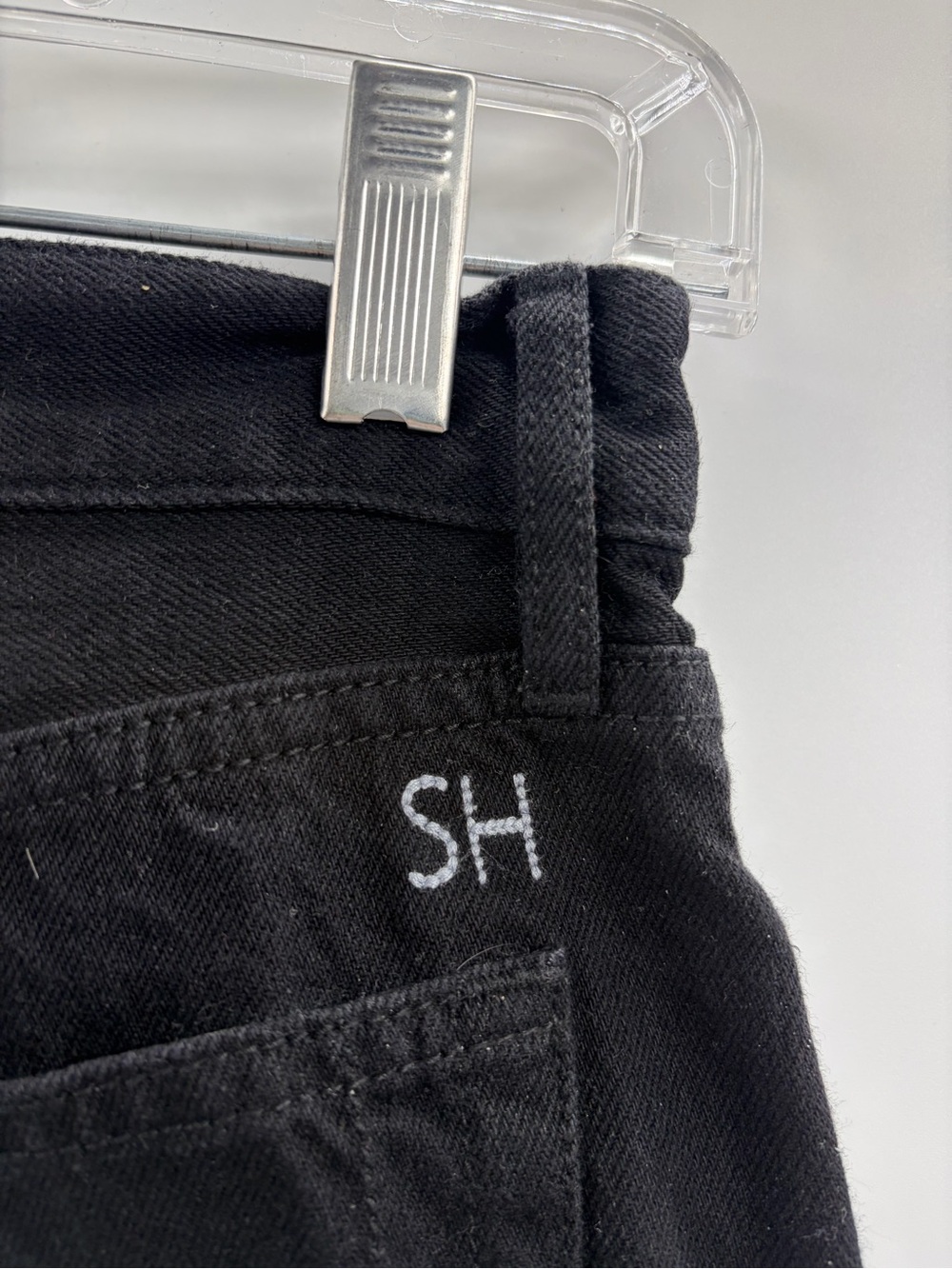Still here New York black everyday relaxed leg mid rise denim jeans size 24 - Picture 9 of 15